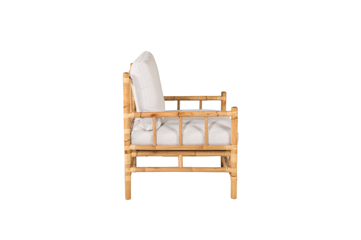 Luxusbetten24 Conny Gartenstuhl Rattan Naturoptik