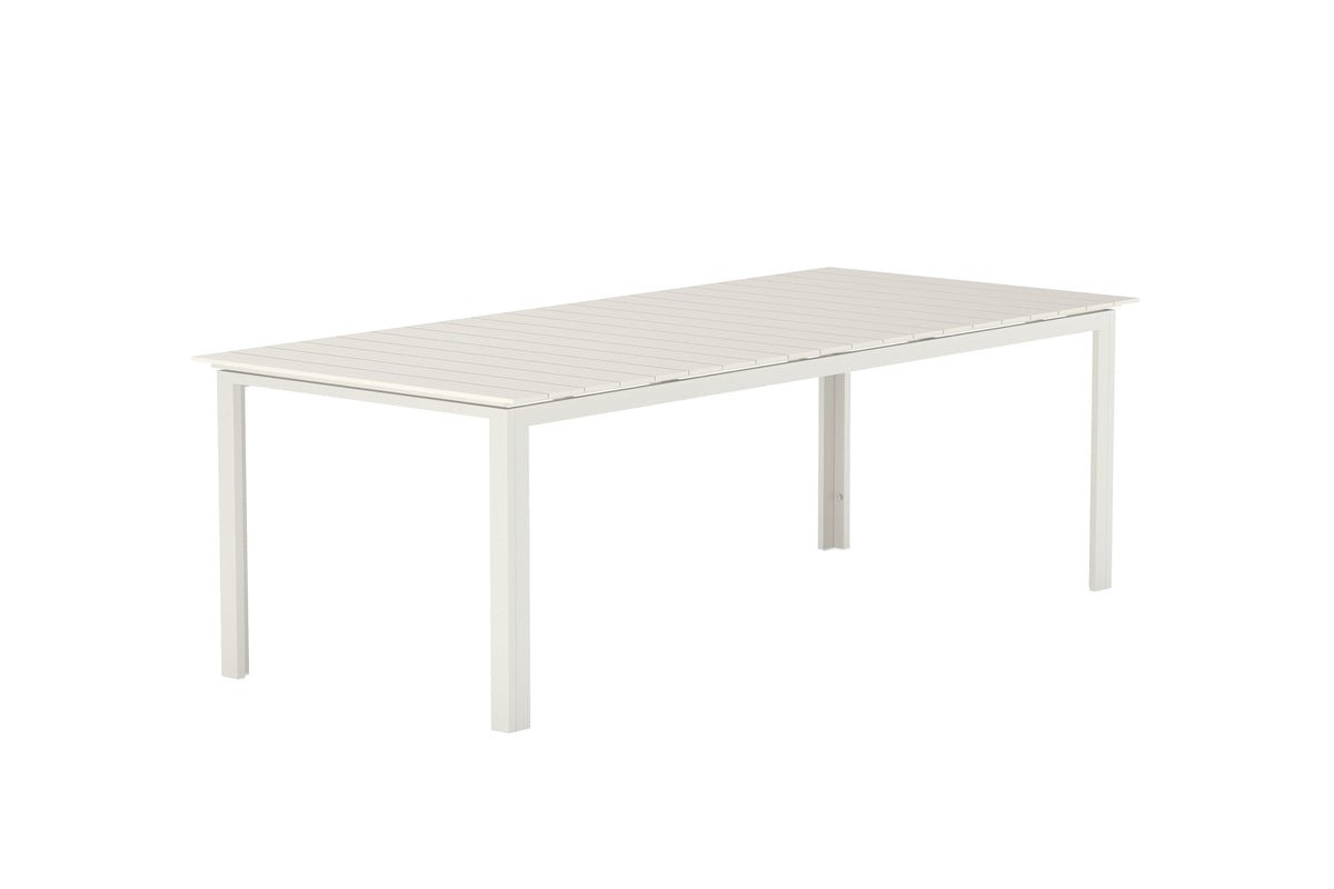Luxusbetten24 Alvito Gartentisch Polywood Rechteckig Beige Garten Outdoor