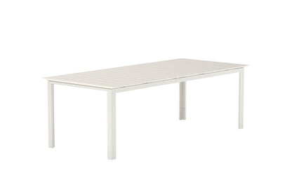 Luxusbetten24 Alvito Gartentisch Polywood Rechteckig Beige Garten Outdoor