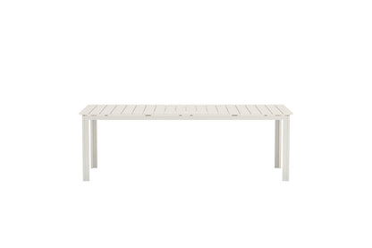 Luxusbetten24 Alvito Gartentisch Polywood Rechteckig Beige Garten Outdoor