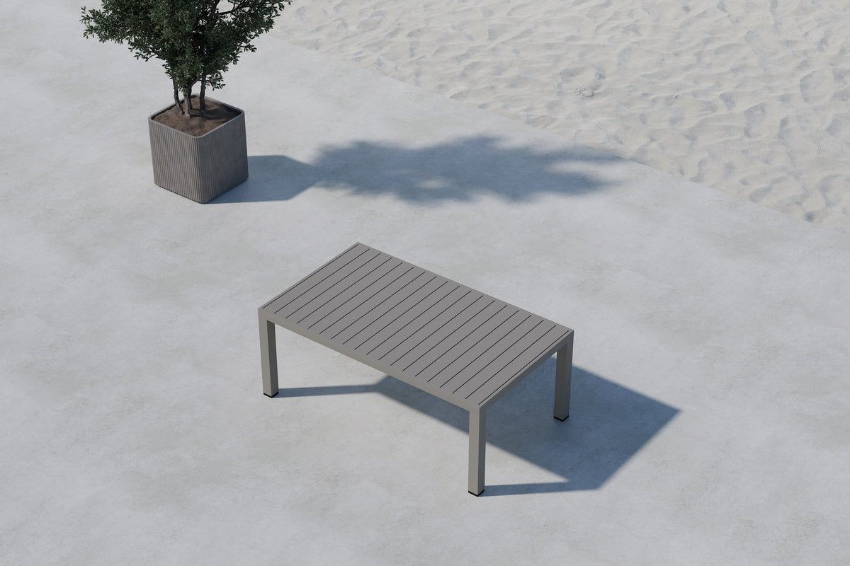 Luxusbetten24 Lior Gartentisch Rechteckig Aluminium Outdoor