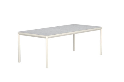 Luxusbetten24 Noreya Gartentisch rechteckig groß mit Keramikglasplatte, Beige