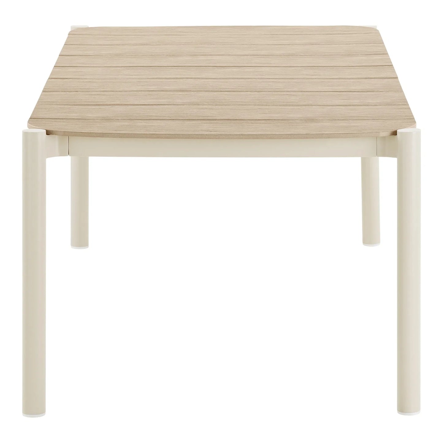 Luxusbetten24 Solvane Gartentisch Rechteckig Outdoor 180cm Robust Sand/Natur