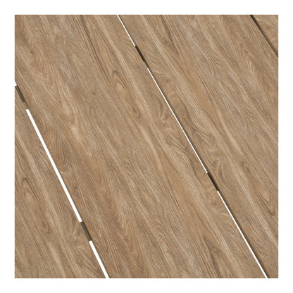 Luxusbetten24 Solvane Gartentisch Rechteckig Outdoor 180cm Robust Sand/Natur