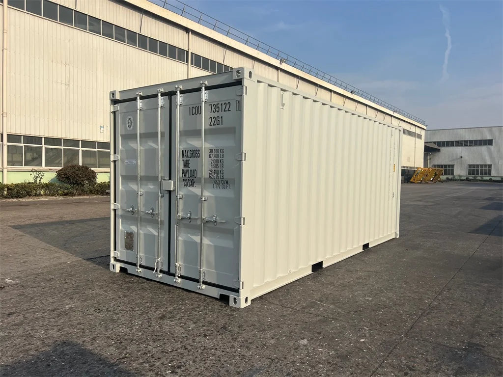 Container Marittimo Usato 20 Piedi Grigio Chiaro RAL 7035