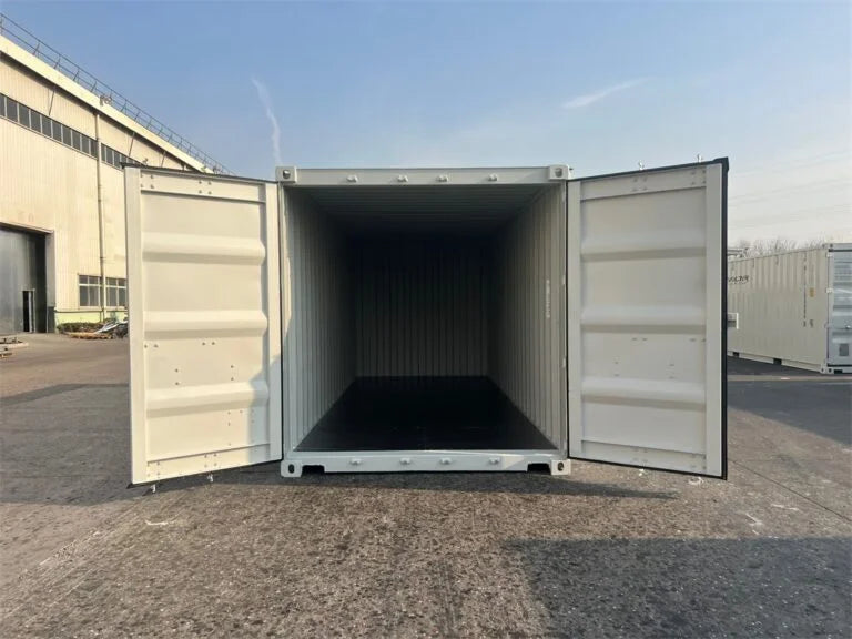 Container Marittimo Usato 20 Piedi Grigio Chiaro RAL 7035