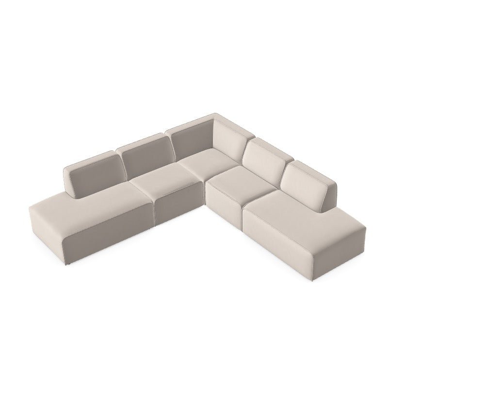 Luxusbetten24 Hugg Modulares Sofa Magic Velvet 2274 Standard