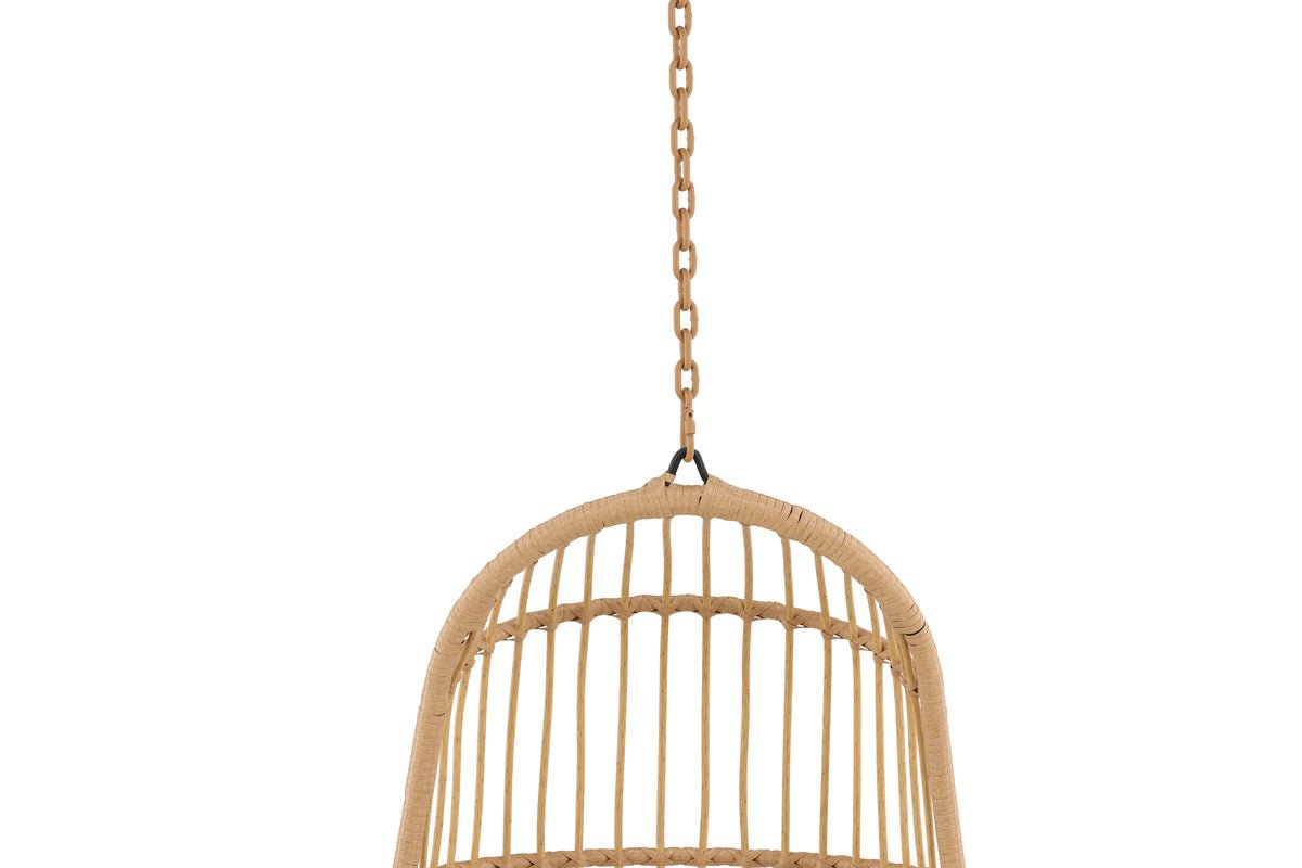Luxusbetten24 Kaelis Hängesessel Aus Rattan Beige Garten Entspannen