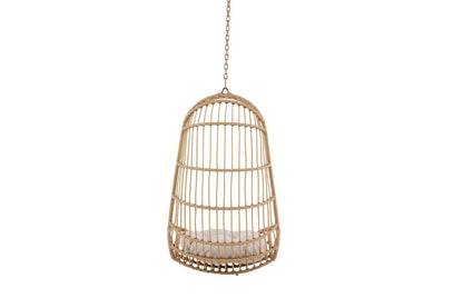 Luxusbetten24 Kaelis Hängesessel Aus Rattan Beige Garten Entspannen