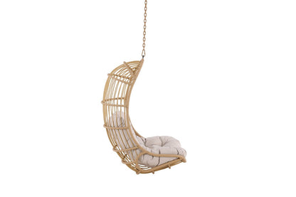 Luxusbetten24 Kaelis Hängesessel Aus Rattan Beige Garten Entspannen