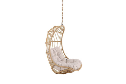 Luxusbetten24 Kaelis Hängesessel Aus Rattan Beige Garten Entspannen