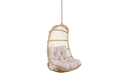 Luxusbetten24 Kaelis Hängesessel Aus Rattan Beige Garten Entspannen