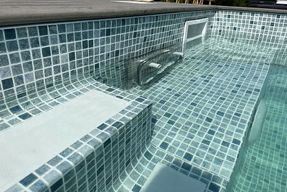 Contenedores Ejido Piscina Contenitore 20 Piedi Jet Natación Grigio