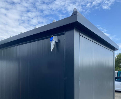 Contenedores Ejido Contenedor Ufficio Modulare Prefabricato 4,00×2,20 m Grigio