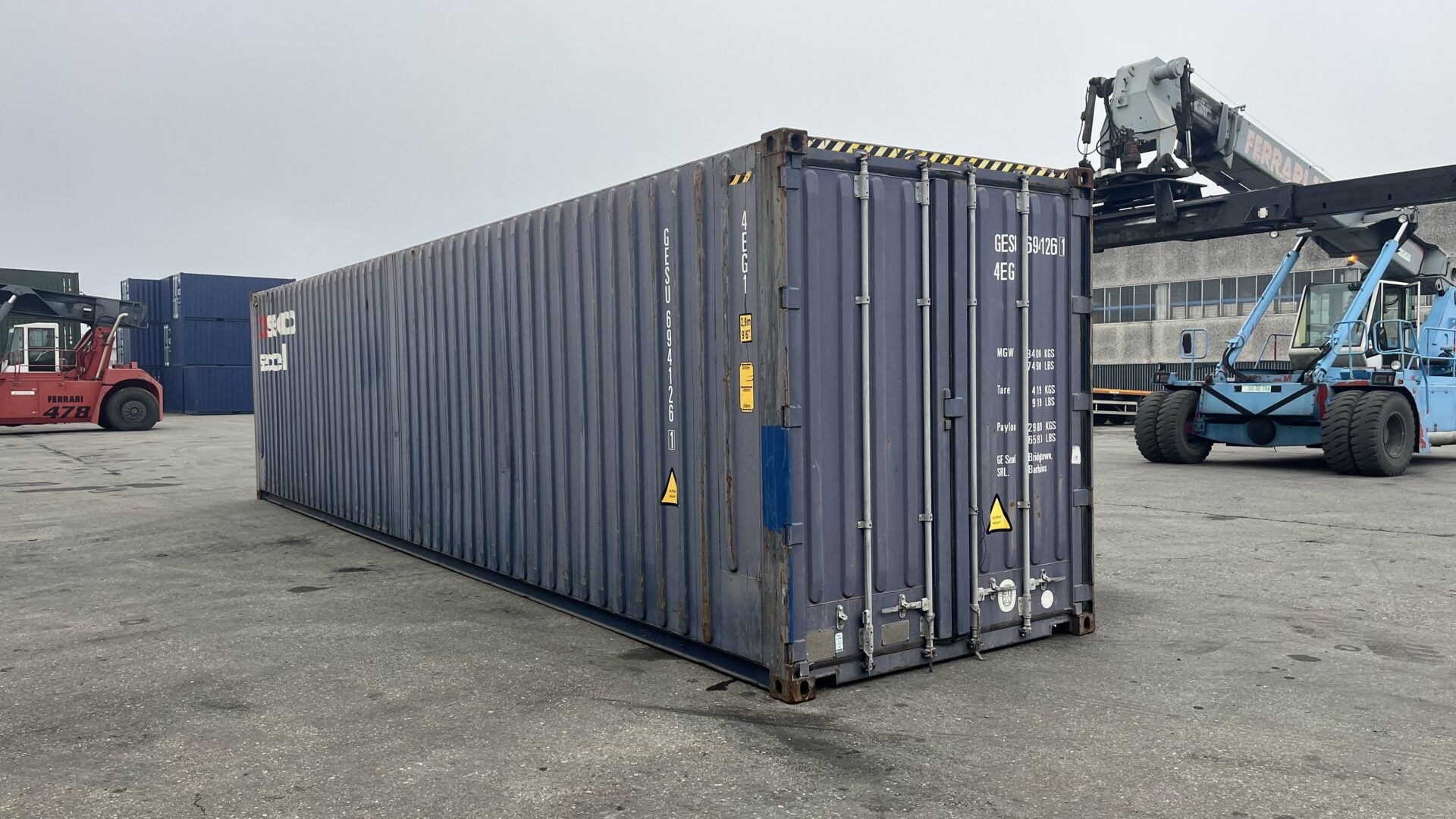 40‑Fuß HC Palettenbreiter Seecontainer – Robuste Lagerlösung für Transport