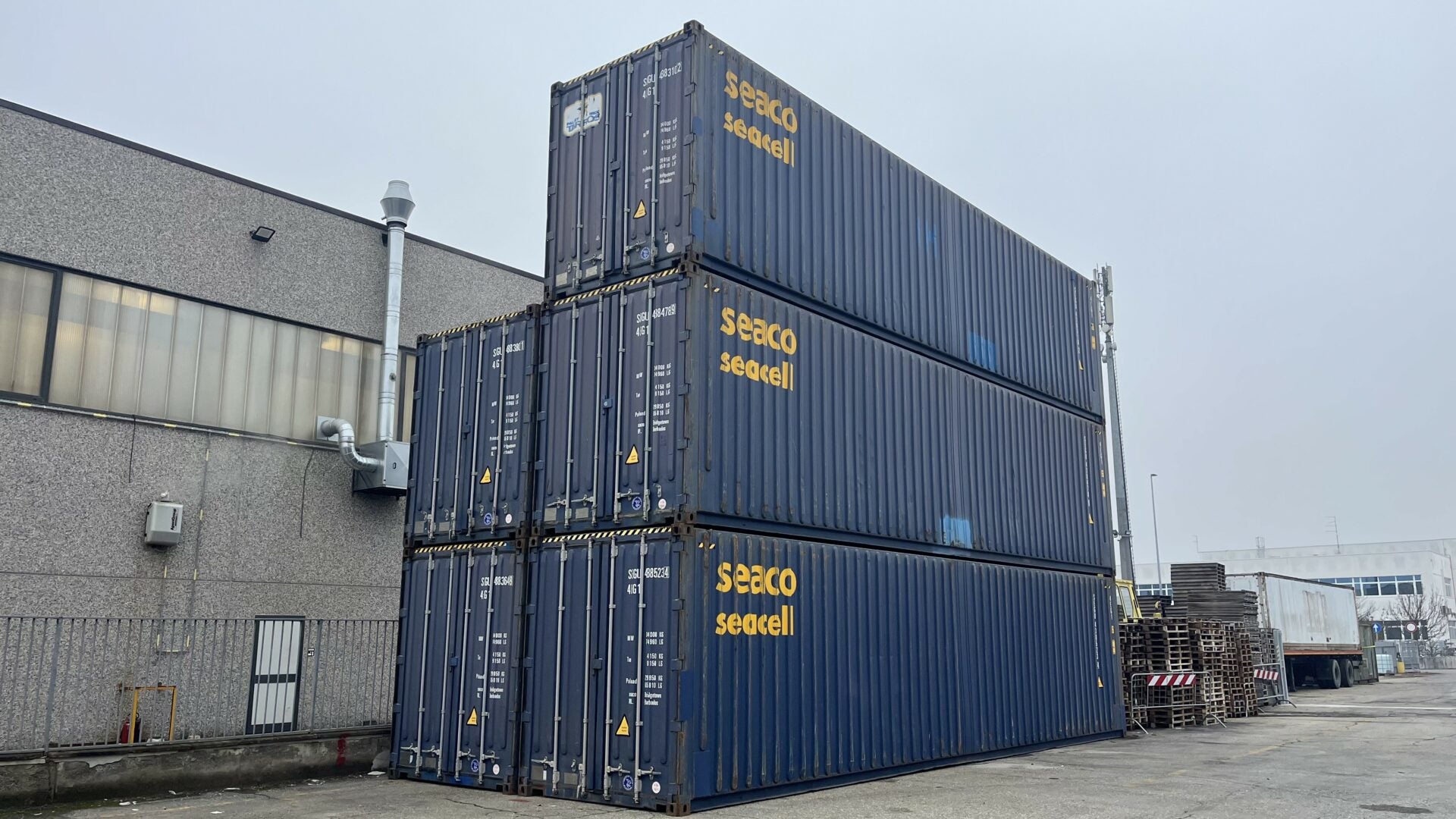 40‑Fuß HC Palettenbreiter Seecontainer – Robuste Lagerlösung für Transport