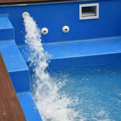 Contenedores Ejido SP02 Piscina Modulare 11,8 m Fibra Vetro Rosa