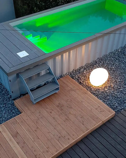 Piscina Exterior Prefabricada De Contenedor De Envío De 20 Pies