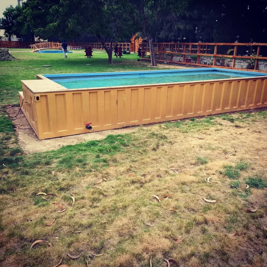 Piscina Exterior Prefabricada De Contenedor De Envío De 20 Pies