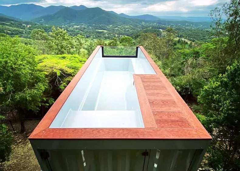 Contenedores Ejido SL Piscina Portatile 40 piedi Grigio