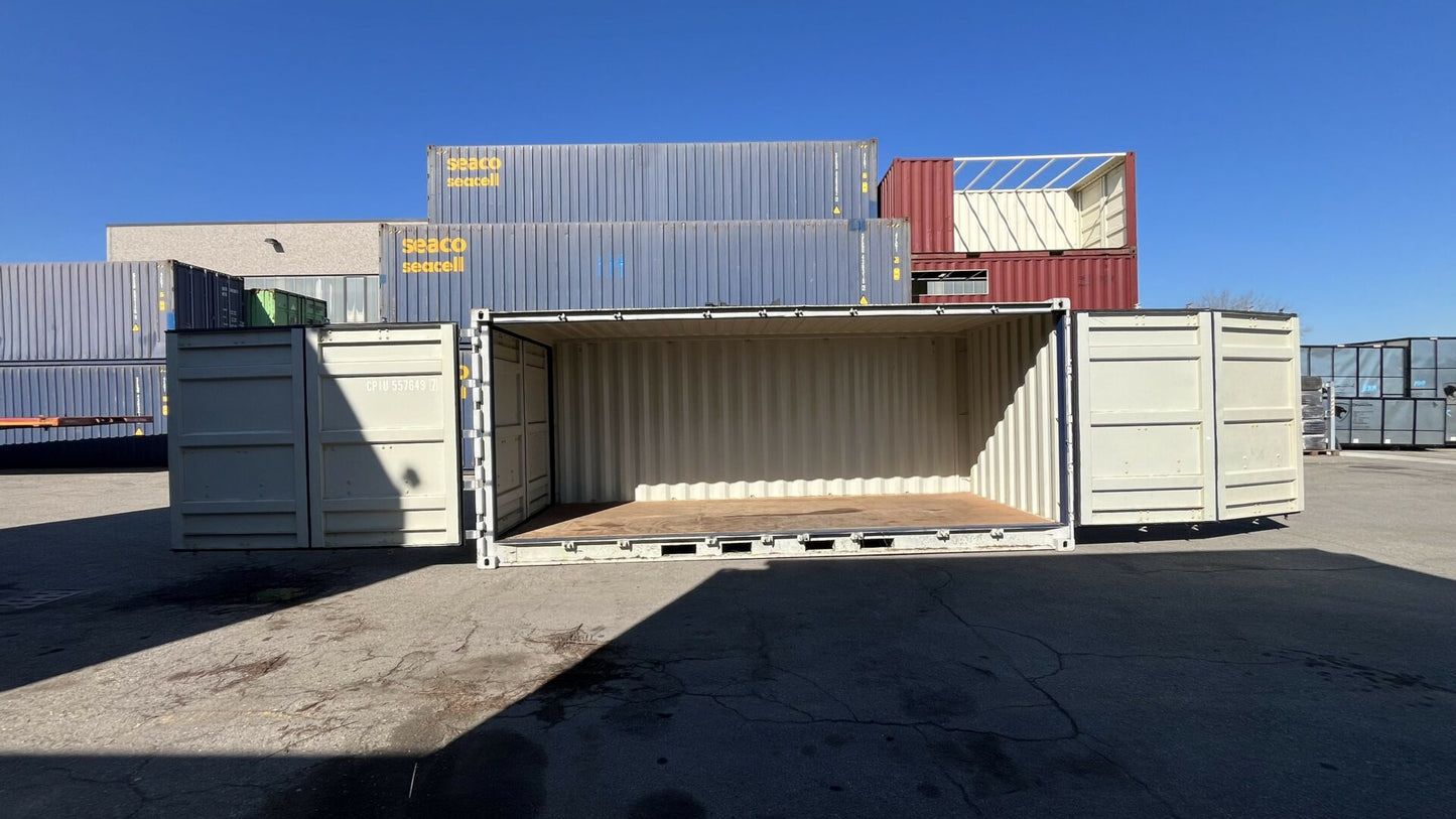 Maritimer Container 20 Fuß Open Side Gebraucht