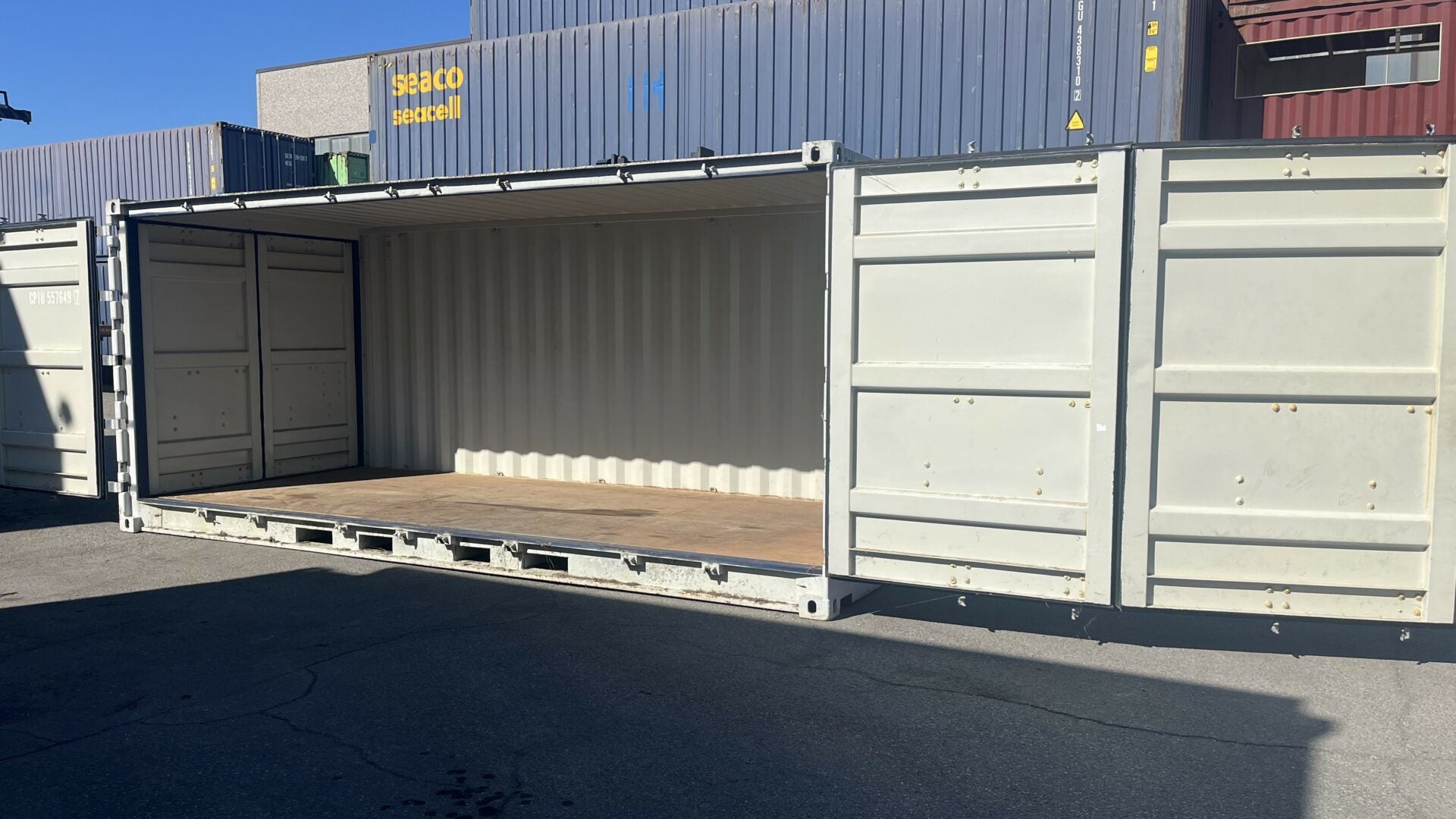 Maritimer Container 20 Fuß Open Side Gebraucht