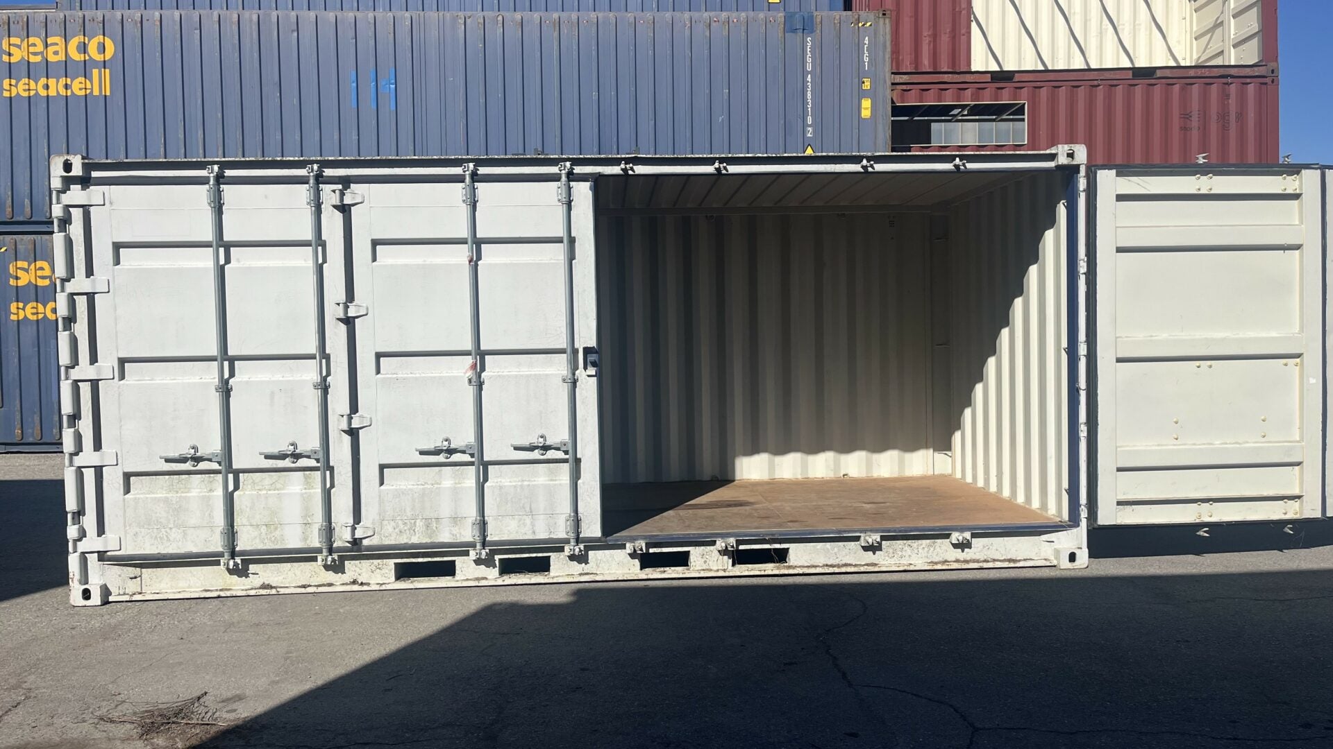 Maritimer Container 20 Fuß Open Side Gebraucht