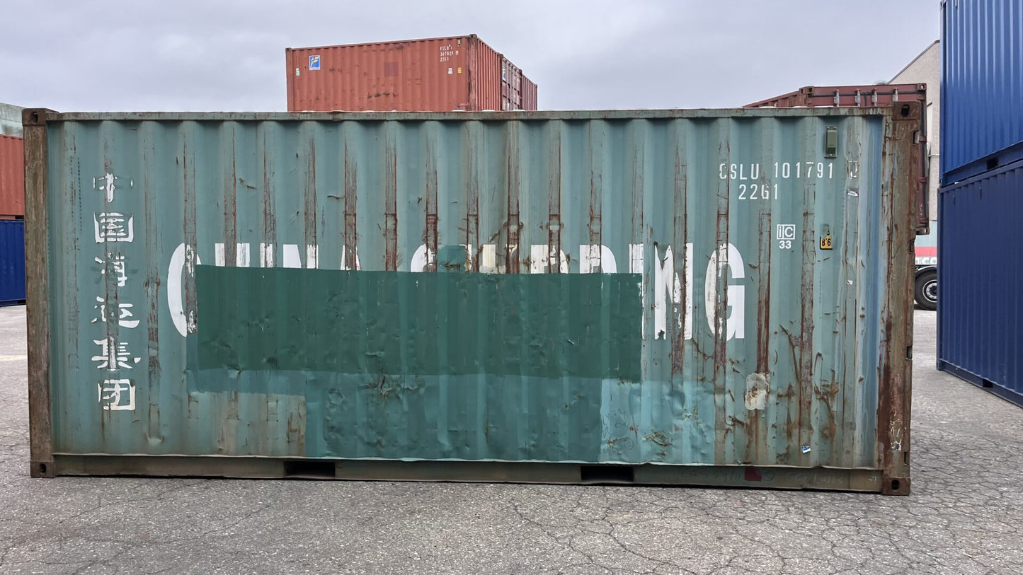 20-Fuß Gebraucht-Seecontainer ISO Box Dry Standard mit CSC-Zertifizierung