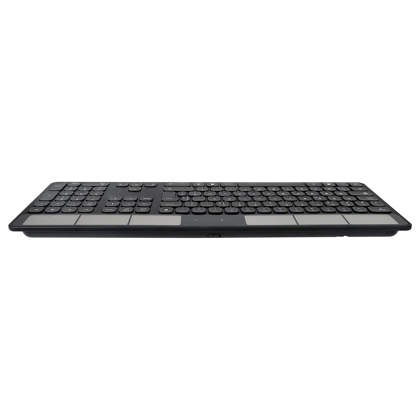 INOVU SWL10 Negro Teclado Inalámbrico Ultra Delgado Solar AZERTY