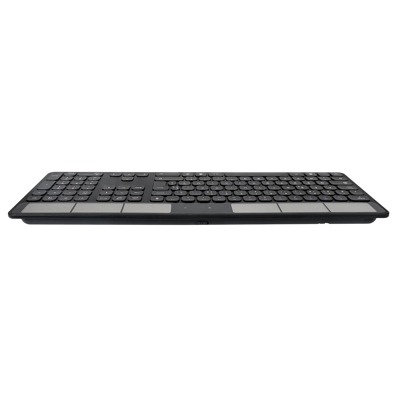 INOVU SWL10 Negro Teclado Inalámbrico Ultra Delgado Solar AZERTY