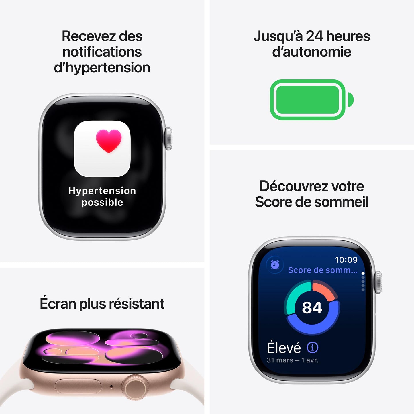 Apple Watch 11 GPS 46 mm Aluminio Oro Rosa Correa M/L