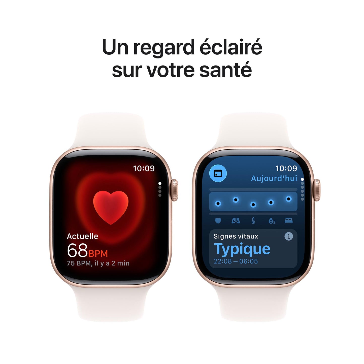 Apple Watch 11 GPS 46 mm Aluminio Oro Rosa Correa M/L