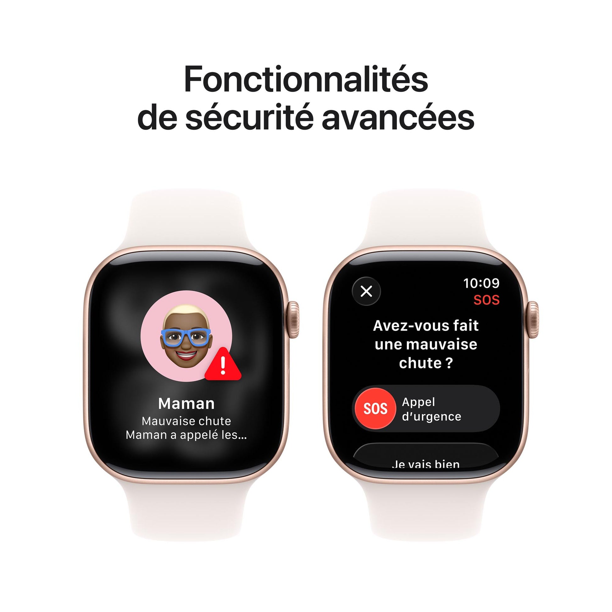 Apple Watch 11 GPS 46 mm Aluminio Oro Rosa Correa M/L