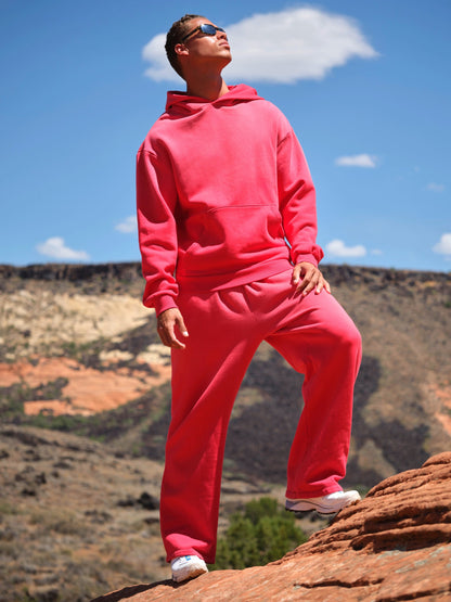 Comfrt Sunwashed Hoodie 100% Baumwolle Oversized Garment Dyed Sommer