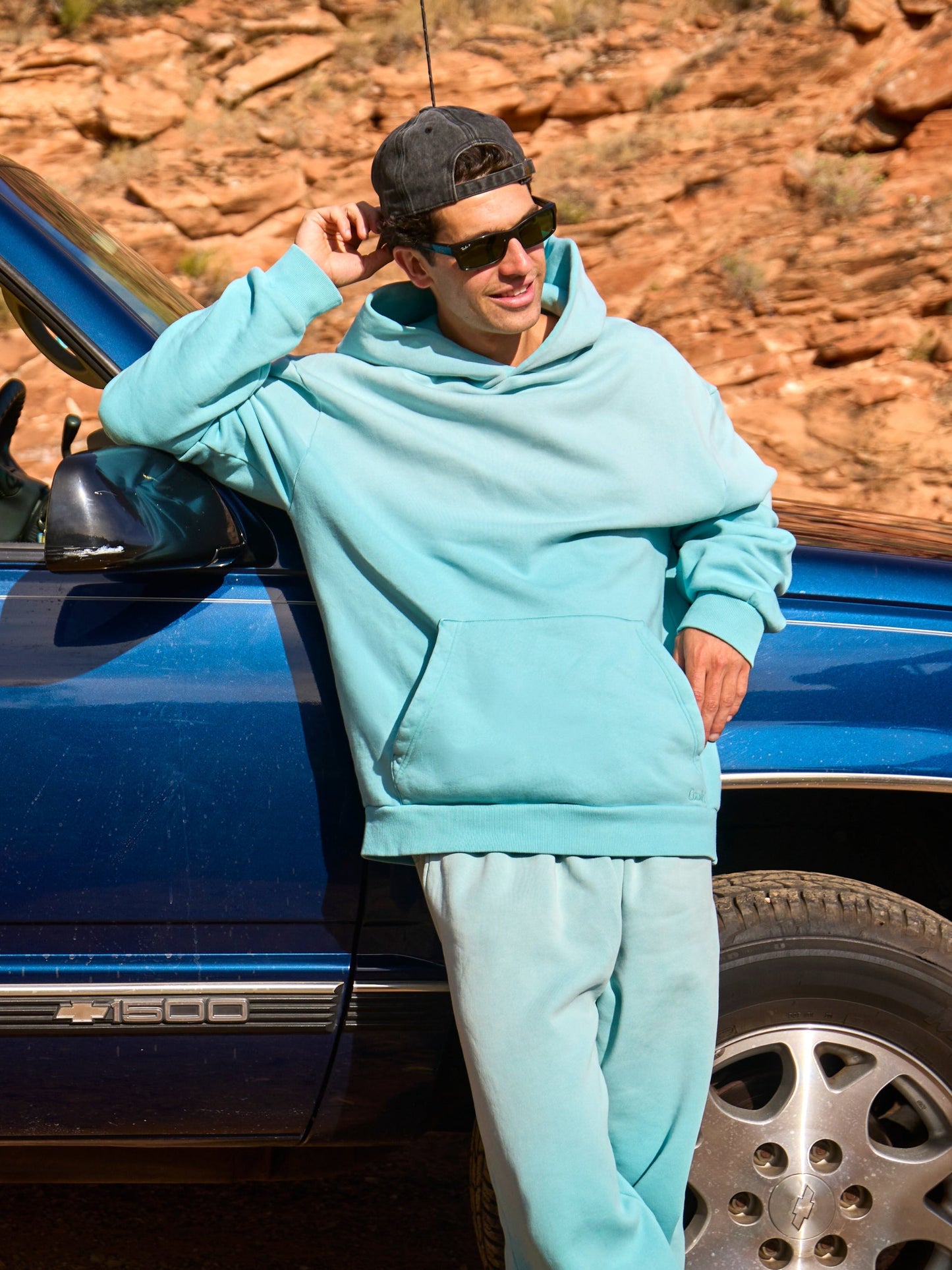 Comfrt Sunwashed Hoodie 100% Baumwolle Oversized Garment Dyed Sommer