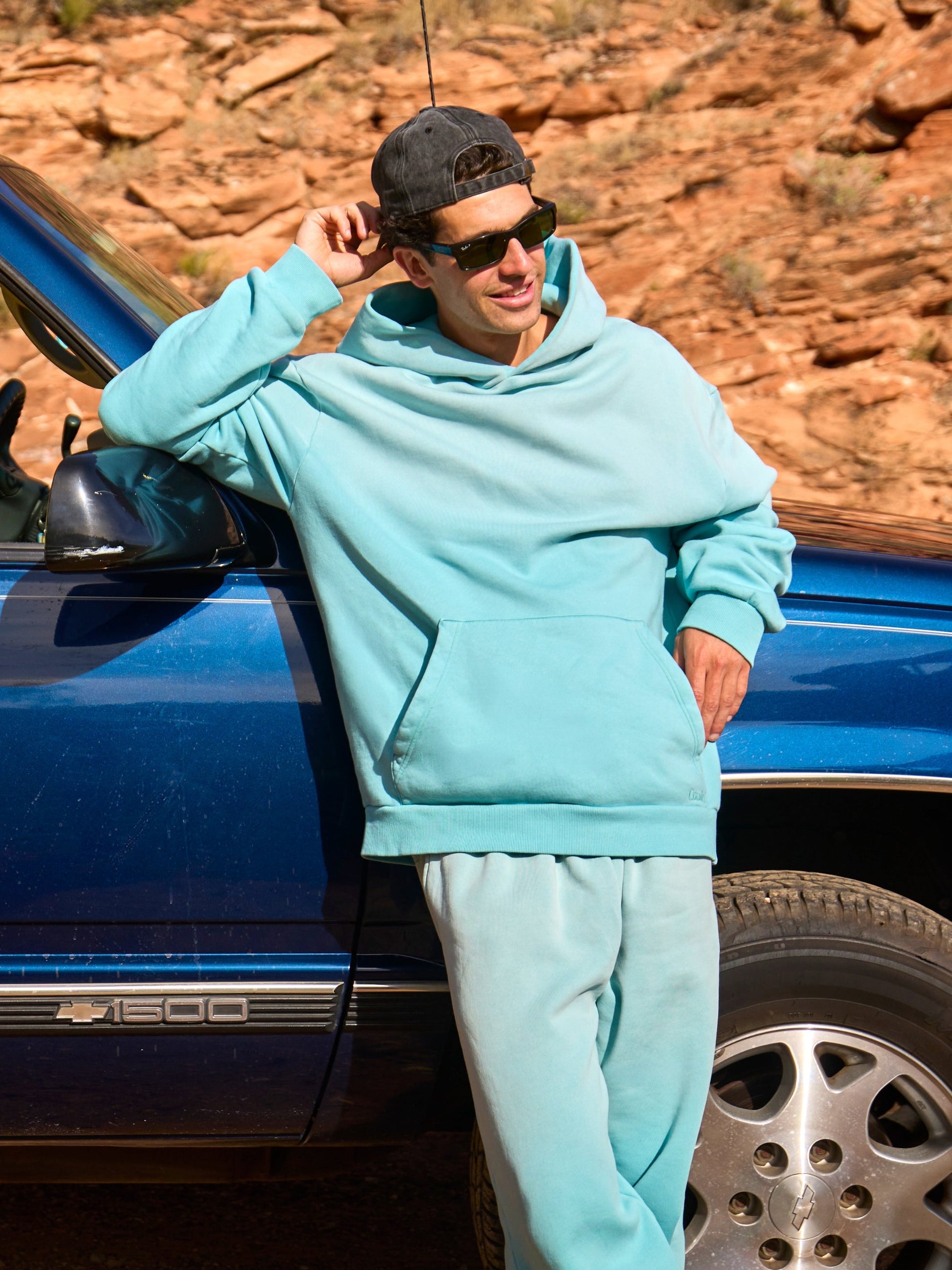 Comfrt Sunwashed Hoodie 100% Baumwolle Oversized Garment Dyed Sommer