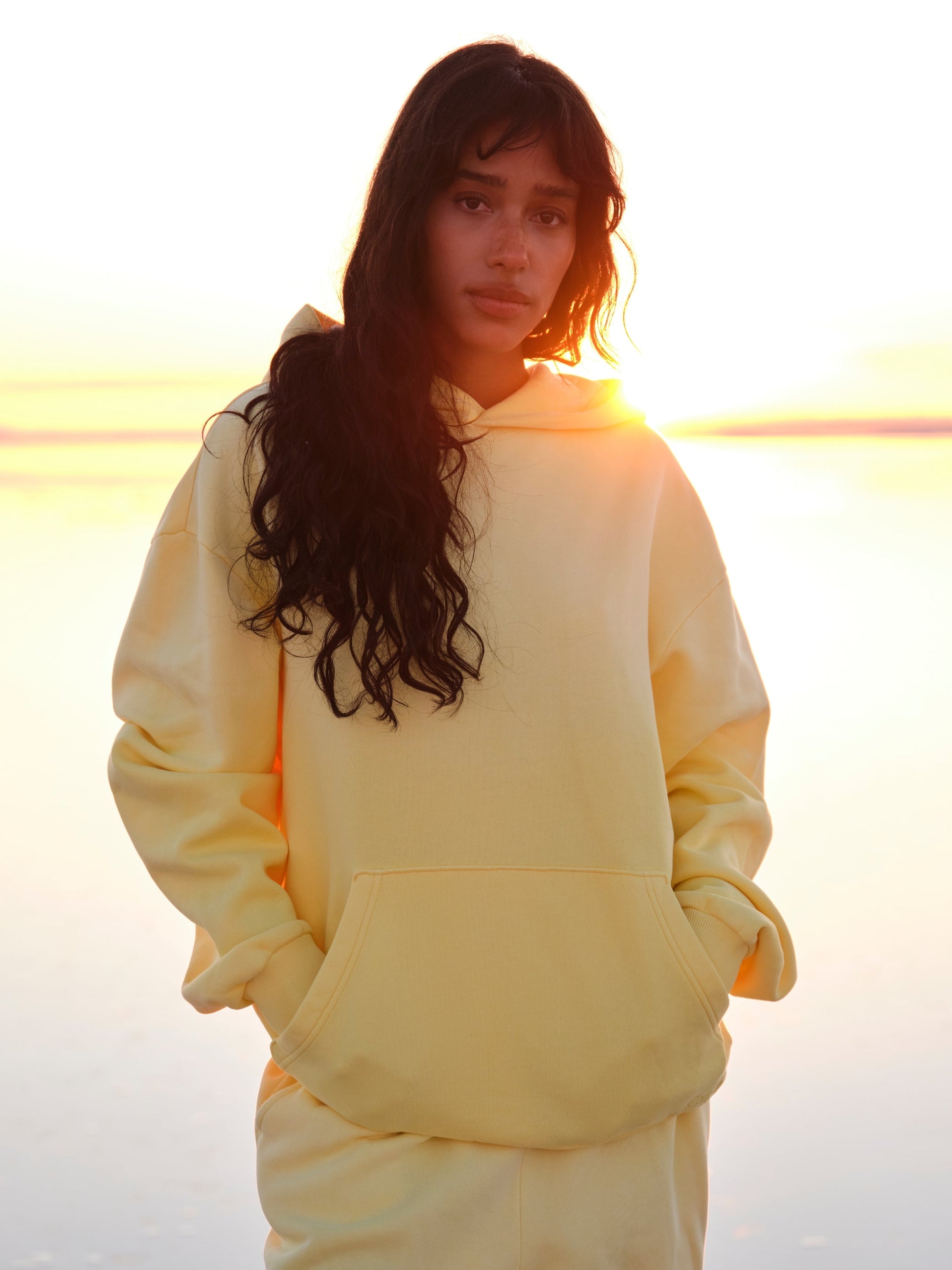 Comfrt Sunwashed Hoodie 100% Baumwolle Oversized Garment Dyed Sommer