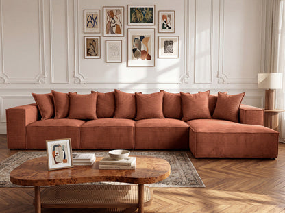 Luxusbetten24 Designer Sofa Largo L Maxi Cord