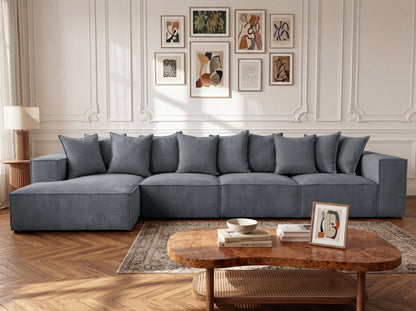 Luxusbetten24 Designer Sofa Largo L Maxi Cord