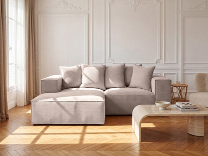 Luxusbetten24 Largo L Mini Designer Sofa Cord