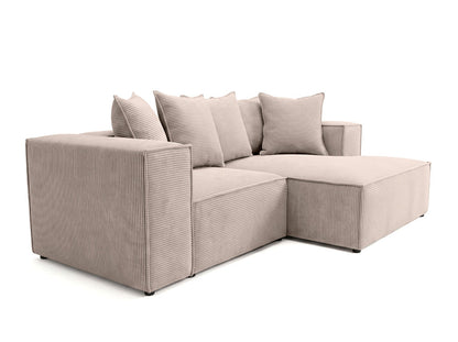 Luxusbetten24 Largo L Mini Designer Sofa Cord