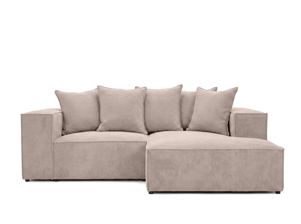 Luxusbetten24 Largo L Mini Designer Sofa Cord
