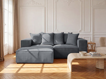 Luxusbetten24 Largo L Mini Designer Sofa Cord