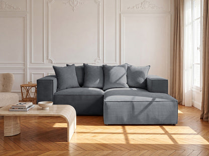 Luxusbetten24 Largo L Mini Designer Sofa Cord