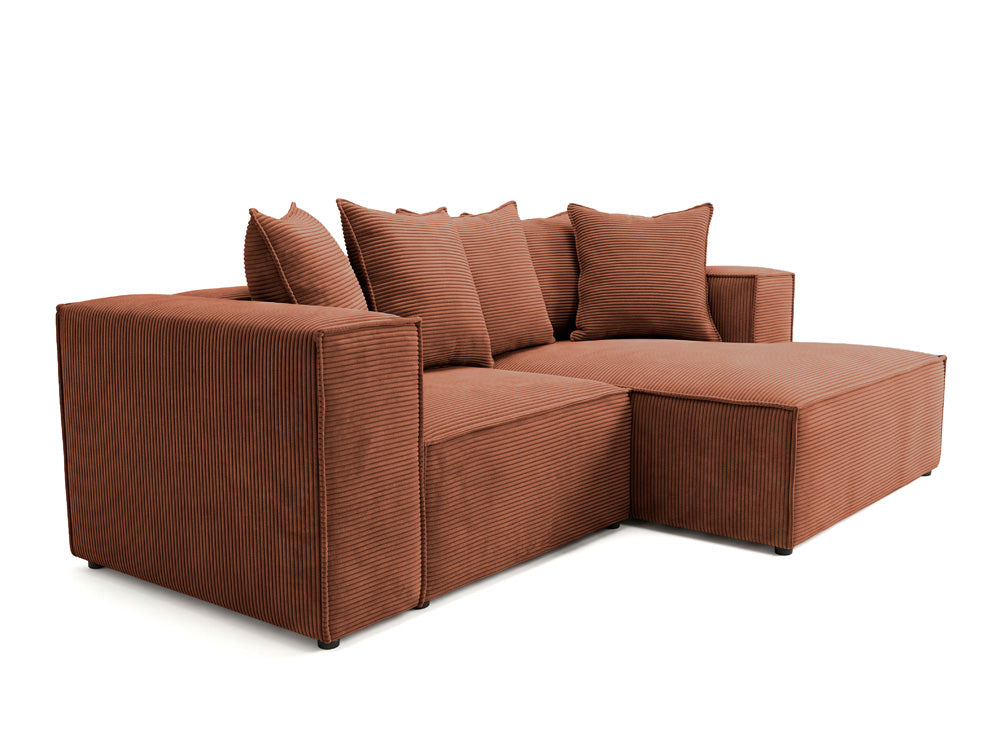 Luxusbetten24 Largo L Mini Designer Sofa Cord