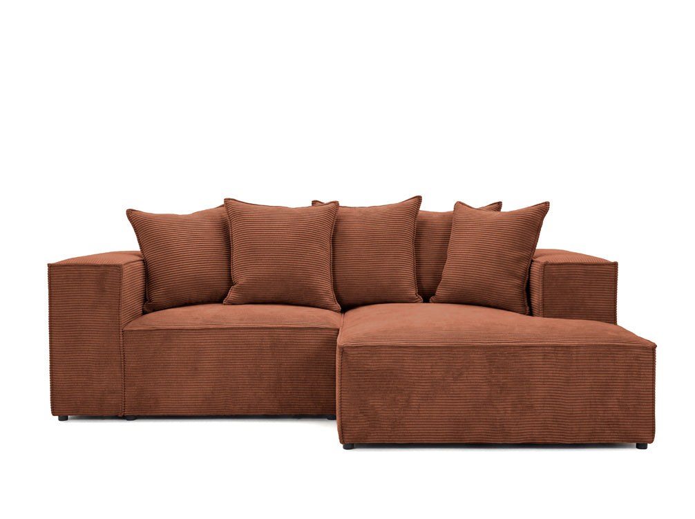 Luxusbetten24 Largo L Mini Designer Sofa Cord