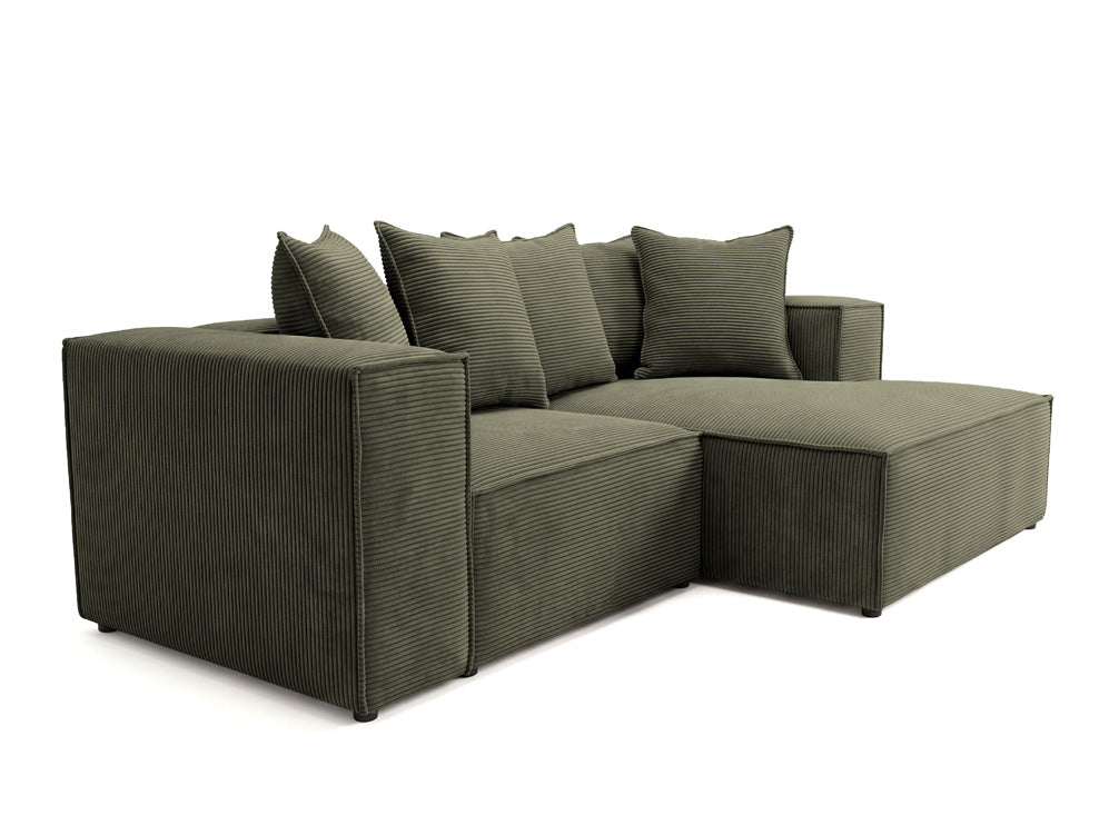Luxusbetten24 Largo L Mini Designer Sofa Cord
