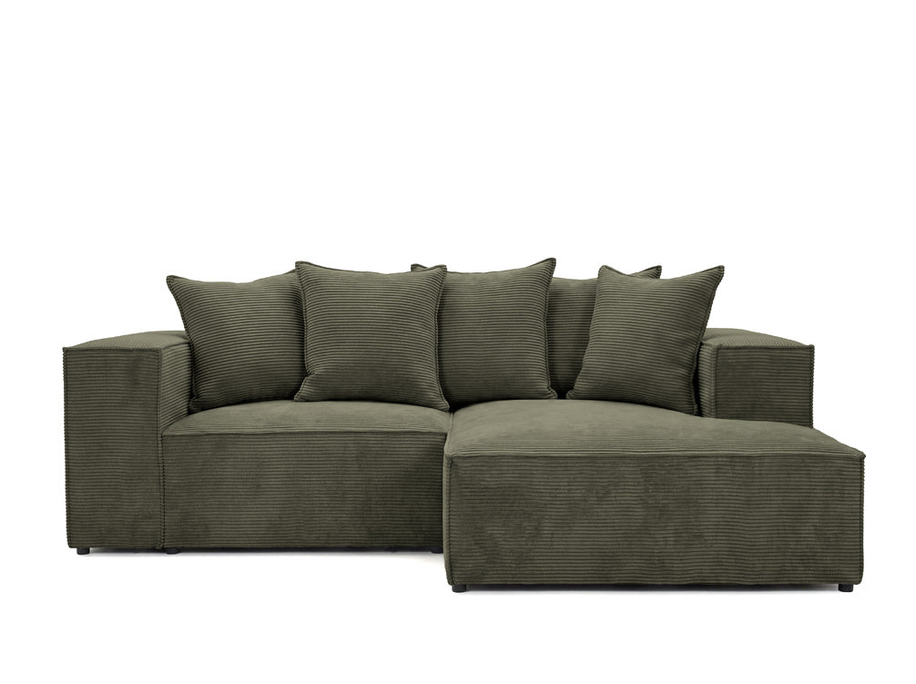 Luxusbetten24 Largo L Mini Designer Sofa Cord