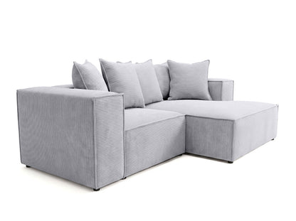 Luxusbetten24 Largo L Mini Designer Sofa Cord