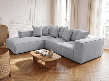 Designer Sofa Largo mit langer Ottomane in Cord